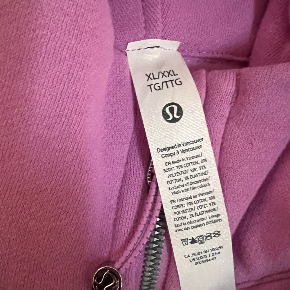 NWT Lululemon Scuba Oversized
Full-Zip Hoodie - Picture 6 of 6